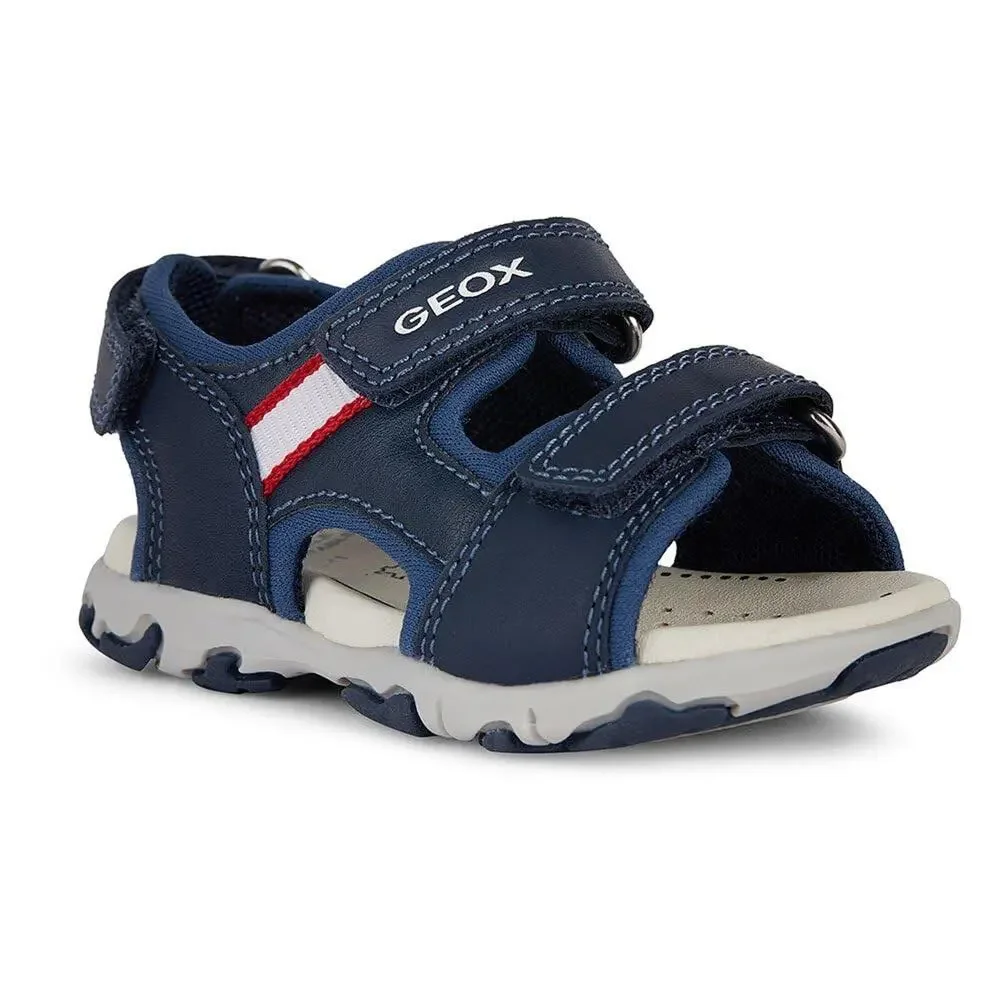 GEOX BOY'S FLAF FEEBO 1 (TODDLER) SANDAL, NAVY, 9